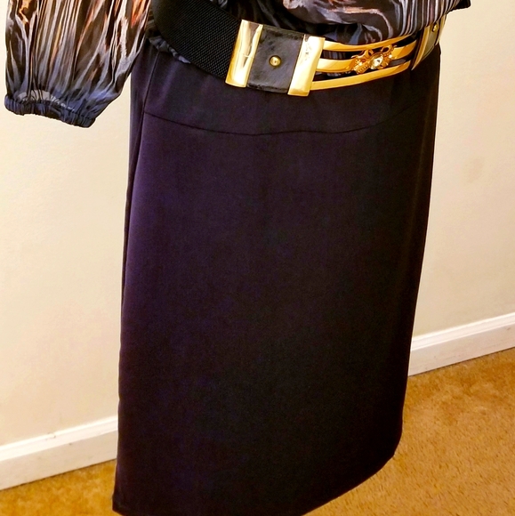 PLB Dress Sheath, Midi 3/4Sleeves - Picture 3 of 7